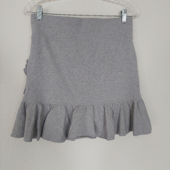 Ella & IL Gray Ruffled Jul Skirt Size Small NWT - Picture 5 of 10